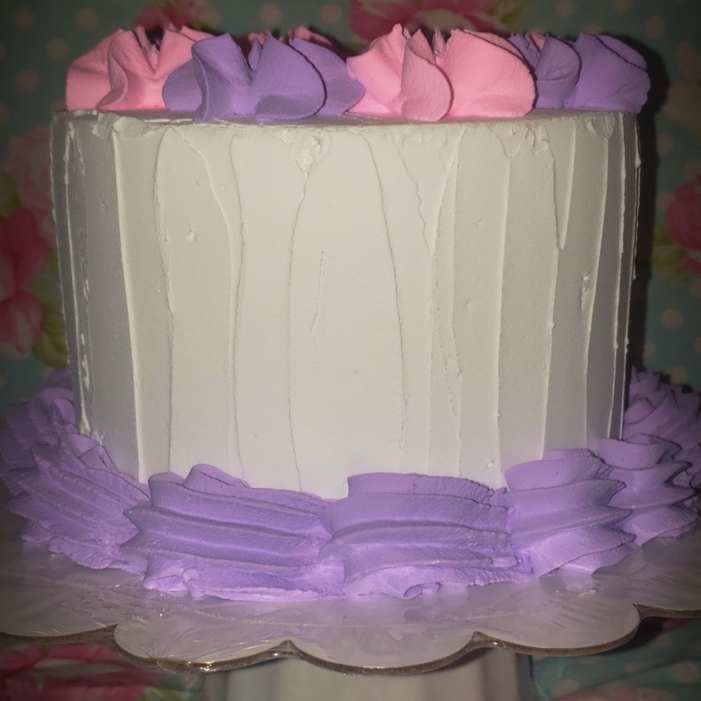 6x4 inch faux cake